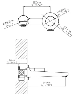 Смеситель для раковины Gid Panther L066CHNS хром